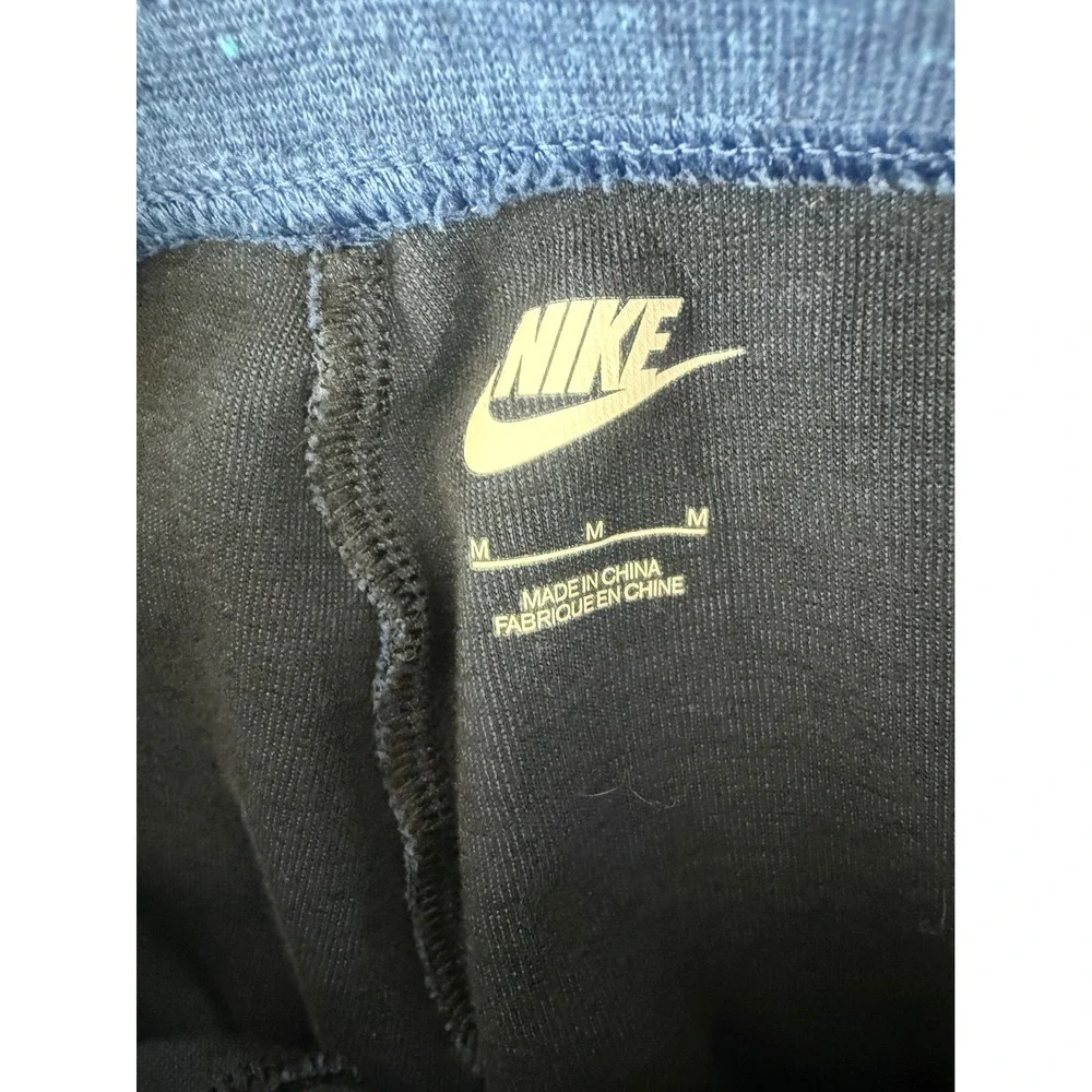 Nike Tech Fleece Joggers Mens Size Medium Blue Heathered Tapered Sweatpants